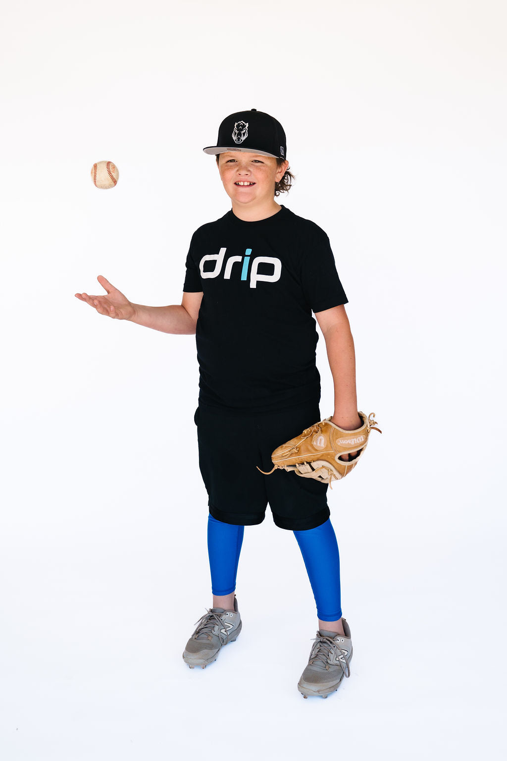 Youth Signature Drip Cotton Tee