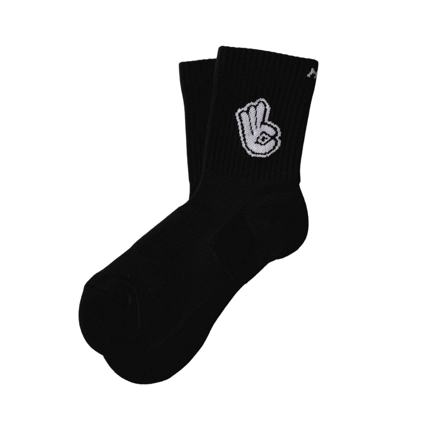 Half Crew Moa Socks in Black